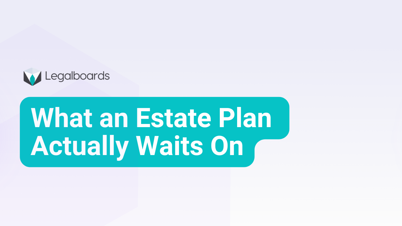 Estate Planning Workflow for Law Firms